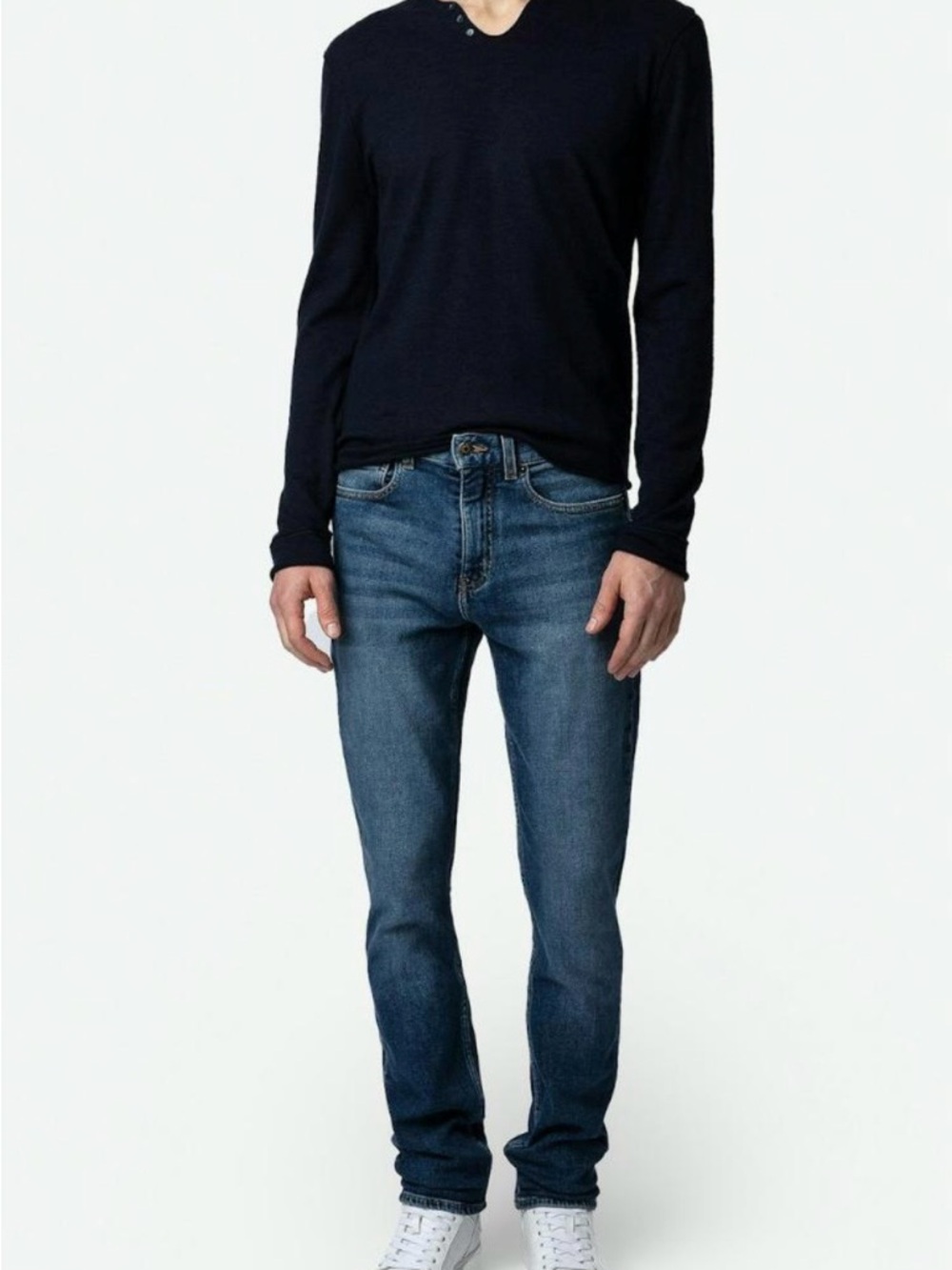 Zadig & Voltaire Pocky Steeve Denim Jeans retail $250